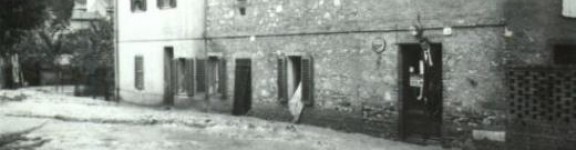 Torr. Tessinello 28-09-1965 alluvione in Via Martiri Resistenza - Spoleto